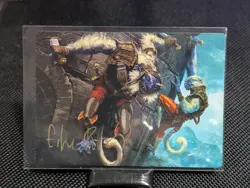 Goblin Boarders (Gold Signature - Art Card) MtG: Foundations [#11/54] - Image 1