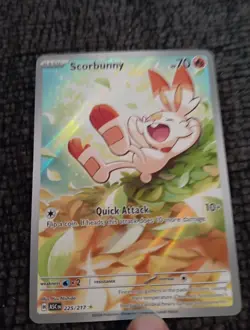 ✨ Pokemon Scorbunny – ASC EN 225/217 – Basic – 70 HP – 10+ Attack – 2026 ✨ - Image 1