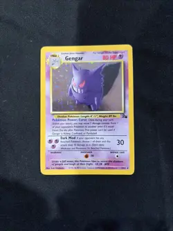 Gengar - Fossil Set - #5/62 - Holo Rare - NM - 1999 - Pokemon TCG - Image 1