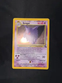Gengar - Fossil Set - #5/62 - Holo Rare - NM - 1999 - Pokemon TCG - Image 2