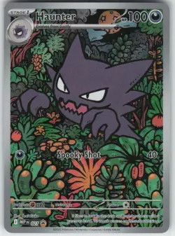 Pokemon Haunter ME: Mega Evolution Promo Illustration Rare Holofoil 027 NM - Image 1