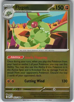 Pokemon Flygon - Reverse Holo ME02: Phantasmal Flames Rare 053/094 LP - Image 1