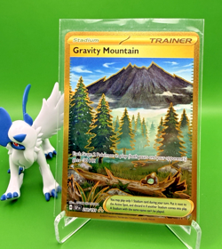 Gravity Mountain Pokemon Surging Sparks 250/191 Hyper Rare Full Art Holo SV NM - Image 1