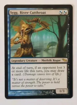 MTG - Sygg, River Cutthroat - Shadowmoor 176/301 - Regular Rare - Card Draw - Image 1