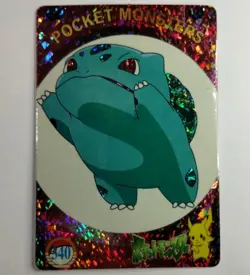 Bulbasaur 340 Vintage Vending Prism Holo Pocket Monsters Pokemon - Image 1