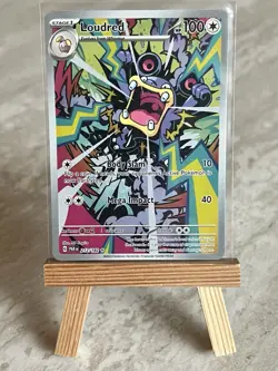 Pokemon TCG Loudred 212/182 Paradox Rift Illustration Rare (English) - NM - Image 1