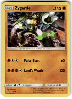 Pokemon TCG Zygarde Black Star Promo SM15 Cosmos Holo NM - Image 1