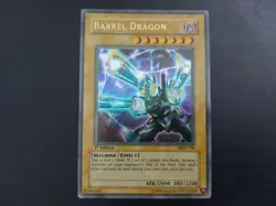 Yugioh - Barrel Dragon MRD-126 Ultra Rare 1st Edition NA Print Faded - Image 1