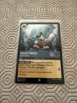 Mickey Mouse - Standard Bearer FOIL 188/204 Ursula's Return Disney Lorcana MINT - Image 1