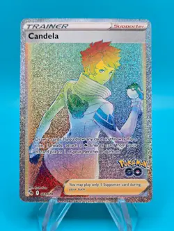 Pokemon Card TCG - Candela 083/078 - Pokemon GO - Rainbow Secret Rare - NM ⭐ - Image 1