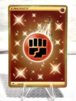 Pokemon TCG Fighting Energy Chilling Reign Holo Card 233/198 NM - Image 1