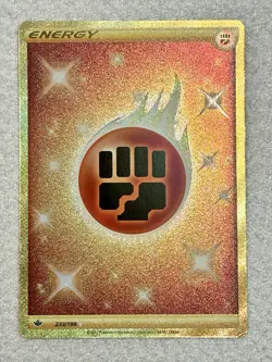 Pokemon TCG Fighting Energy Chilling Reign Holo Card 233/198 NM - Image 2