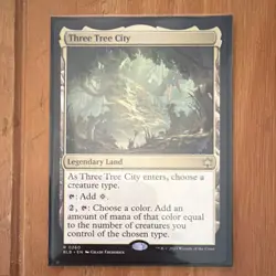Three Tree City (0260) Bloomburrow Rare Legendary Land Regular 2024 - Image 1