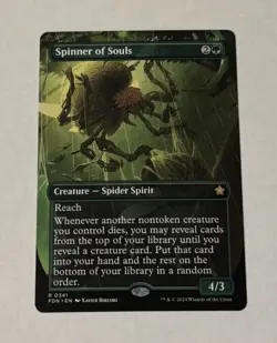 MTG Spinner of Souls Borderless Foundations LP - Image 1