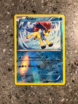 Pokemon TCG Cards Keldeo 48/149 Boundaries Crossed Reverse Holo Rare EXC - Image 1