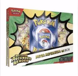 x2 Pokemon TCG - Mega Evolution Ascended Heroes Mega Meganium EX Box - PRE-SALE - Image 1