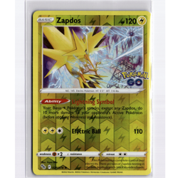 Zapdos Holo Rare Reverse Holo 029/078 Pokemon GO NM - Image 1