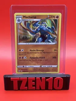 Machamp #26/73 Champion's Path Holo Rare Pokemon Card NM - Image 1