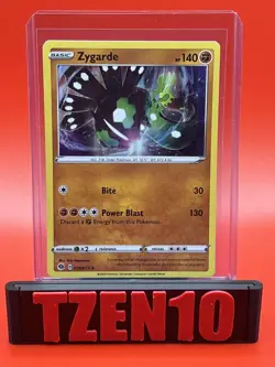Zygarde #28/73 Champion's Path Holo Rare Pokemon Card NM - Image 1