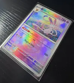 Pokemon Scarlet & Violet Prismatic Evolutions Sylveon 040/131 Masterball - Holo - Image 4