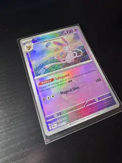 Pokemon Scarlet & Violet Prismatic Evolutions Sylveon 040/131 Masterball - Holo - Image 5