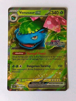 Venusaur Ex (Promo Stamped) 001/142 SV: Stellar Crown Pokemon EN Double Rare - Image 1