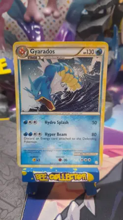 Pokemom tcg HEARTGOLD & SOULSILVER : Holo rare - Gyarados 4/123 light play NM - Image 1