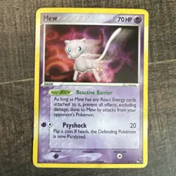 2006 Pokemon TCG - Mew 4/17 - POP Series - Holo Rare LP - Image 1