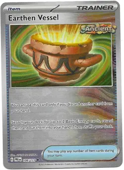 Pokemon TCG Earthen Vessel 106/131 Poke Ball Pattern Prismatic Evolutions NM - Image 1
