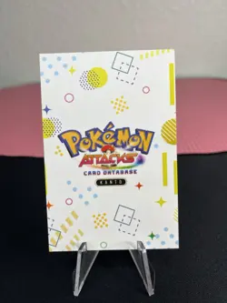 SNORLAX #143 Gold Cracked Ice CHASE Pokemon Attacks Kanto Card Database - Image 2