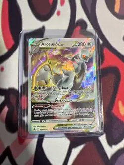 Arceus VSTAR SWSH307 Holo Pokemon Black Star Promo - Image 1