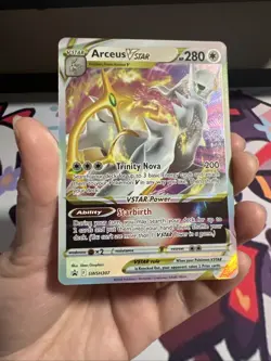 Arceus VSTAR SWSH307 Holo Pokemon Black Star Promo - Image 2
