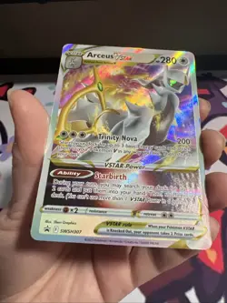 Arceus VSTAR SWSH307 Holo Pokemon Black Star Promo - Image 4