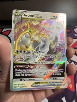 Arceus VSTAR SWSH307 Holo Pokemon Black Star Promo - Image 5