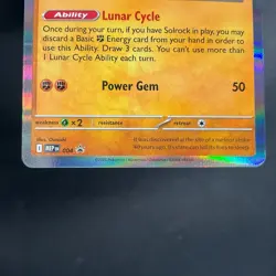 Lunatone Pokemon Mega Evolution Staff Promo #004 - Image 4