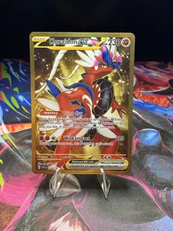 Pokemon Koraidon ex 254/198 Gold Secret Rare – SV Base - Image 1