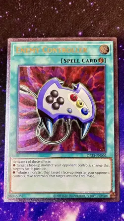 Yu-Gi-Oh! Enemy Controller Ultimate Rare Near Mint OTS Pack 23 OP23-EN002 - Image 1