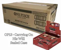 CASE ONE PIECE OP 13 CARRYING ON HIS WILL ENG SEALED 12 BOX BOOSTER PACK - Image 1
