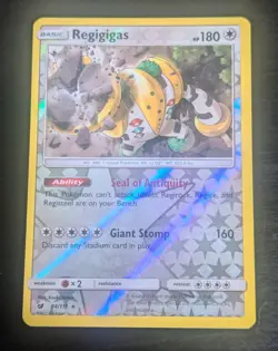 Pokemon Card Regigigas Crimson Invasion Reverse Holo Rare 84/111 - Image 1