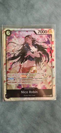 Nico Robin SR Legacy of the Master One Piece Card OP12-087 - Image 1