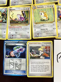 Pokemon Trading Card Lot Normal Lillipup Rattata Snorlax Trumbeak Pidove Doduo - Image 3