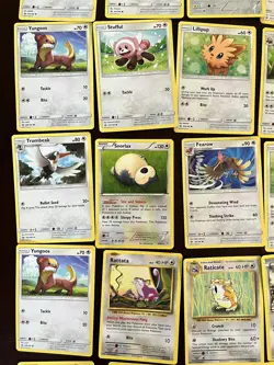 Pokemon Trading Card Lot Normal Lillipup Rattata Snorlax Trumbeak Pidove Doduo - Image 5