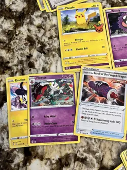 Pokemon Card Lot 70+ Cards Shellos Vileplume Litwick Poison Fanged Dragon Energy - Image 3