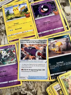 Pokemon Card Lot 70+ Cards Shellos Vileplume Litwick Poison Fanged Dragon Energy - Image 4
