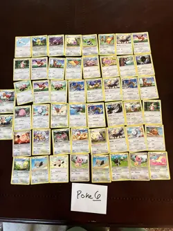 Pokemon Trading Card Lot Normal Herdier Eevee Whismur Porygon Wingull Meowth - Image 1