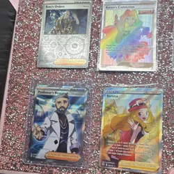 Pokemon TCG Boss's Orders & Karen's Conviction Full Art Trainer Card Lot (13) - Image 1