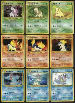 Pokemon Neo Premium File 1 Promo Folder 9 Card Set Japanese - Image 1