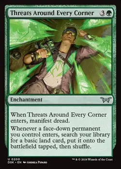 [MTG] Threats Around Every Corner (Foil) (0200) (DSK) LP-HP - Image 1