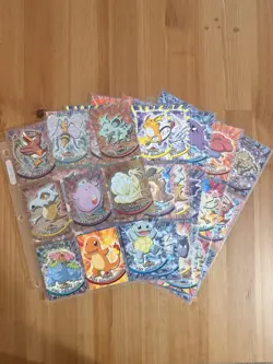 1999 Pokemon Topps Lot (53) Foil & Non Holo Mixed Conditions Blue, Black & Green - Image 1