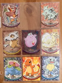 1999 Pokemon Topps Lot (53) Foil & Non Holo Mixed Conditions Blue, Black & Green - Image 2